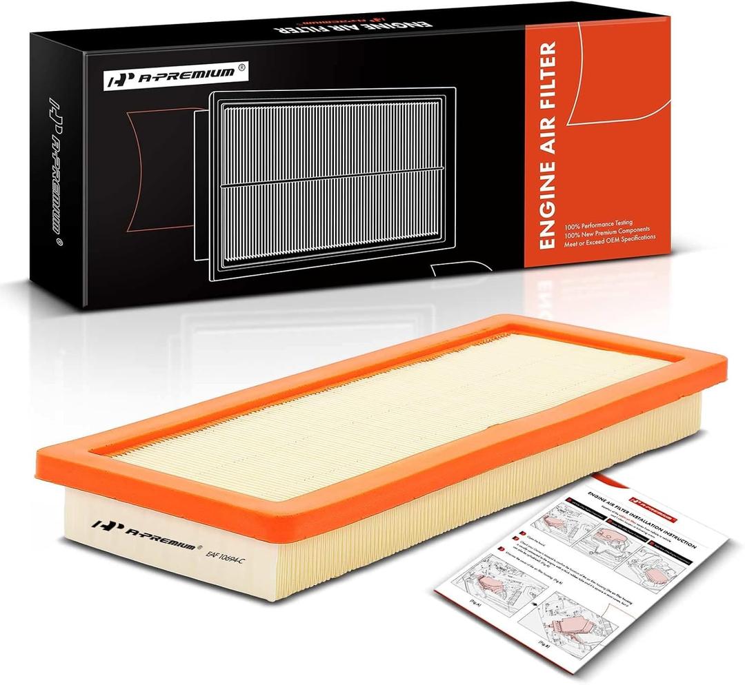 A-Premium Engine Air Filter Compatible with BMW E89 Series Z4 2011 3.0L & Mini Cooper 2007-2015 1.6L, Cooper Countryman 2011-2016 1.6L, Cooper Paceman 2013-2016 1.6L, Replace# 13717568728