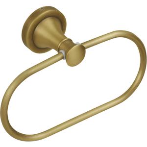 Brass Bathroom Hand Towel Holder, Antique Brass Towel Ring Holder, Wall Mounted Oval Towel Rack Hanger Home Half Round Bathroom Hardware Accessory Modern