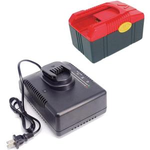 CNBY 4.0A Battery CTB4187 + Charger CTC620, Replace for 18V Snap on CTB6187 CTB6185 CTB4187 CTB4185 / Compatible for Snap on 18 Volts