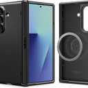 Spigen for Galaxy Z Fold 7 Case, Slim Armor Pro MagFit [Hinge Protection] [Fast Wireless Charging/Magnet for Galaxy] - Black
