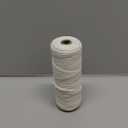 Single Strand Macrame Cord 3mm x 110yards, Natural 3mm Macrame Cord Natural Cotton Macrame Rope Yarn, Thick Cotton Cord for Wall Hangings, Plant Hangers, DIY Crafts, Home Decorations