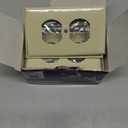 Duplex Wall Plates Kit by Enerlites 8821-I Home Electrical Outlet Cover, 1-Gang Standard Size, Unbreakable Polycarbonate Material, Ivory- 10 Pack Dual Port Replacement Receptacle Faceplates