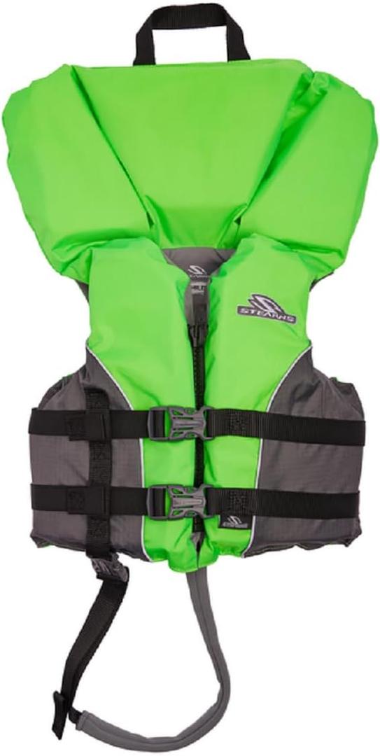 Stearns Child Life Jacket with Heads-Up Flotation, USCG Approved Type II Kids Life Vest for Pool, Beach, Lake, Boating & More, Youth PFD