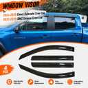 4pcs Extra Durable Window Rain Guards for 23-26 Colorado/Canyon