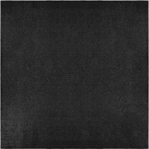 Garland Rug Black Artificial Grass 12 Ft. X 12 Ft. Large Indoor/Outdoor Area Rug -Lush Black Durable, and Low-Maintenance for Patios, Lawns, and More