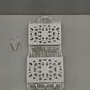 Mail Organizer for Wall Mount  Key Holder with Shelf Includes Letter Holder and Hooks for Coats, Dog Leashes  Rustic Wood with Flush Mounting Hardware (16.5 x 8.7 x 3.5) (Brown)