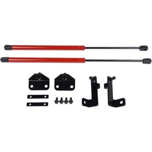 Hood Struts Fits Jeep Wrangler JL 2018-2025 & Gladiator JT 2020-2025, Red