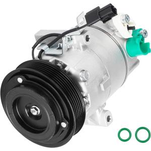 TadaMark Air Conditioner AC Compressor with Clutch Fit for Hyundai Elantra 2011-2013 1.8L (Without Automatic Temperature Control), Fit for Kia Soul 2012-2013 2.0L, This Compressor Comes With 2 Pin