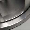 Stainless Steel Paper Towel Holder Countertop, Modern Spiral Cover Design,Weighted Base for Stability, Freestanding Easy One-Handed Operation for Kitchen Bathroom (Brushed Silver)