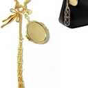 72ore Y2K Lip Gloss Holder Keychain Lipstick Lip Balm Chapstick Holder Key Chain Star Hear Bow Purse Bag Charms for Women