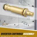 74392 Diverter Cartridge Assembly Fit for Kohler K-8549 K-9530 Most Two-Way Diverters Cartridge and Deck Mounted Diverter Valve Cartridge Assy