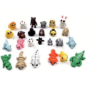 Fachui Nya 3D Printed Articulated Animal Toys – Bulk Set of Movable Mini Figurines | Cute Desk Pets | Party Favors, Classroom Prizes, Stocking Stuffers | Eco-Friendly PLA (25Pcs)