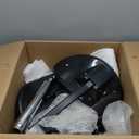 Antlu Saddle Stool Rolling Chair with Back Support,Esthetician Tattoo Dental Stool Chair,Lash Chairs for Eyelash Tech Massage Salon(Black,with Backrest)