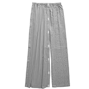 Siomlana Men's Tear Away postoperative Nursing Pants with Magic Stick, Fracture Trousers, Disability Clothing, Paralyzed Bedridden Patient Clothes for Post Surgery(Gray, 2XL) 