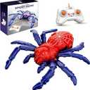 Wall Crawler Spider Rechargeable Remote Control Robot Wall Ceiling Climbing Toys with 360 Rotation,Funny Pranks Birthday Gifts for Kids Boys and Girls Age 4&Up