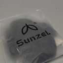 Sunzel Women's V-Neck Twist Sports Bra Low Impact with Removable Pads Cross Backless Straps Going Out Casual Padded Bralette (Large, Black)