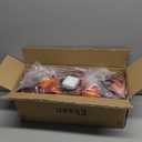 Fall Candle Holder Centerpiece with Maple Leaves, Pinecones, Berries & Burlap Bow,Thanksgiving Table Centerpiece Decoration for Dining Table, Mantel & Autumn Harvest Home Dcor (Orange)