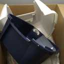 IRIS USA Large Front Door Cat Litter Box, Walk-in Entry, Navy