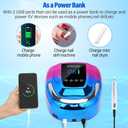 UV LED Nail Lamp Cordless,128W Portable Rechargeable UV Light for Gel Nails, Professional Gel Light Dryer with 3Timers Auto Sensor Nail Machine Curing Lamp for Salon & Home