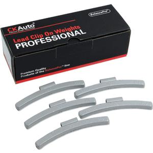 CKAuto MC-Series Coated 3.00oz Lead Clip on Wheel Weights, 20Pcs/Box