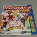 Monopoly Junior: Marvel Spidey and His Amazing Friends Edition Board Game for Kids Ages 5+, with Artwork from The Animated Series, Kids Board Games  (Compact)