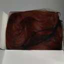 Long Auburn Wavy Wig for Women 26 Inch Auburn Middle Part Curly Synthetic Hair Wig Natural Look Heat Resistant Fiber for Daily Party Use