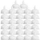 MODGY LED Floating Tealight Candles Flameless Battery Operated Flickering Light Candle, Water-Activated, White, Set of 32