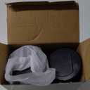 Car Trash Can, 2 Packs Mini Car Trash Bin with Lid, Leakproof Cup Holder Car Garbage Can with 60 Trash Bags, Vehicle Front Back Seat Organizers and Storage for Car, Home, Office, Black