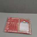 Harloon 150 Pcs Letter to Santa Writing Kit Christmas Wish List Snowman Elf Xmas Letter Paper Stationery with Sticker Nice Naughty Snowflake Envelopes Christmas List for Holiday Greeting Supplies