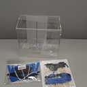 Hooqict Clear Acrylic Wedding Card Box with Slot Large Blank Gift Card Boxes for Reception, Party, Wishing Well, Money Box Holder, Graduation Decorations, Baby Shower