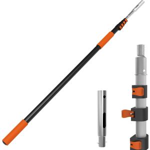 SISIUPASSIE 20FT Telescopic Pool Pole, Heavy Duty Swimming Pool Pole Adjustable Length, Aluminium Aolly, Universal Pole for Skimmer Nets, Vacuum Heads and Brushes
