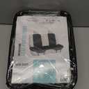 FH Group Car Seat Cushion Neosupreme Automotive Seat Cushions - Universal Fit, Rear Car Seat Cushion, Car Seat Cushions With Non-slip Silicone Backing for SUV, Sedan, Van Rear Set Black