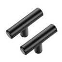 JOY DECOR Cabinet Knobs, Black Cabinet Handles, 2in Kitchen Cabient Knobs, Single Hole Drawer Knobs for Dresser Drawers