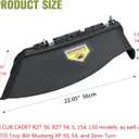 631-05058 Mower Discharge Chute Assembly/Side Chute Compatible with CUB Cadet RZT 50 54 S L54 L50 Lanw Mower