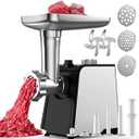 Oaomi Electric Meat Grinder & Sausage Stuffer - Mincer Machine with Tool 2 Blade And 3 Plates, 3 Tubes & Kubbe Kit Tool for Home Kitchen