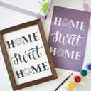 Silk Screen Stencils for Home Decor, Wood, Fabrics, Polymer Clay, 1 PC Reusable Silkscreen Print Each 8 in x 5 in (Bundle-6)