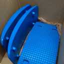 (Blue), Adjustable Lower & Upper Back Stretcher For Lumbar Support Spine Alignment & Back Pain Relief By Renowned Kinesiologist Dr. Sinett, The Original in Blue