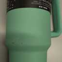 Stainless Steel Versa Cup with Straw- Aqua Insulated, Durable Drinkware for Cold & Hot Beverages, Travel & Everyday Use 40 Oz