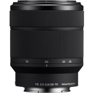 Sony 28-70mm F3.5-5.6 FE OSS Interchangeable Standard Zoom Lens, Black
