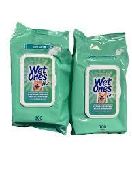 Wet Ones Hypoallergenic Wipe for Dogs - 100 ct pouch, 3 Pack