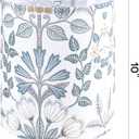 GO&SO Small Lamp Shade For Table Lamps, 10" Top X 10" Bottom X 10" High(Spider), Modern Printing Flowers, Lampshades for Bedroom, Living Room, Desk Lamps, Linen Replacement Shades, Assembly Required