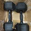 Rubber Hex Free Weights, 4 Packs (20LB, 5LB)