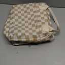 OYLOLA Lunch Bag Women Lunch Box for Women Adult Cute Insulated Lunch Bag Lager Cooler Lunch Tote Bags for Work Picnic (Beige-Brown Plaid)