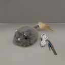 Moving Cat Toy Squeaky Cat Mouse Toy Automatic Interactive Cat Toys for Indoor Cats Mouse Toys for Cats with Wagging Tail