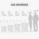 MILADA 20 Inch Carry On Luggage, 22x14x9 Airline Approved Hard Shell Carry On Suitcase with Wheels, TSA Approved Lock, Lightweight Hard Case Travel Luggage, Grey