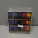 15 Pcs Christmas Velvet Balls Bulk C9 Flocked Christmas Tree Ball Ornaments Plastic Shatterproof Xmas Decorative Hanging Home Ornaments for Xmas Tree Party Holiday Decor (2.36'',Rainbow)