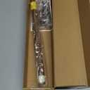 Closet Rods for Hanging Clothes, 17-28 Inch Heavy Duty and Stepless Adjustable Closet Poles, Stainless Steel Closet Hanging Rod for Wardrobes, Laundry Room, Bathroom, RV (Wood-Grain Finish)