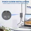 SZSAUTO Ethernet Adapter for Starlink Internet Kit Satellite, Compatible with Starlink Gen 2 V 2 Satellite Antenna - for Wired External Network Router Fast and Stable Connection Starlink Gen 2 Dish