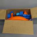 Hot Wheels Toy Car Track Set, Triple Loop Pack & 1:64 Scale Vehicle, Track-Building Components with 3 Loops, Speed Snap Tracks & Adapters