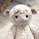 Realistic Lamb Plush 8.5 inch Small Size Cute Sheep Stuffed Animal Doll Ultra Soft Plushies Toys Kawaii Gifts for Kids Adults Beige